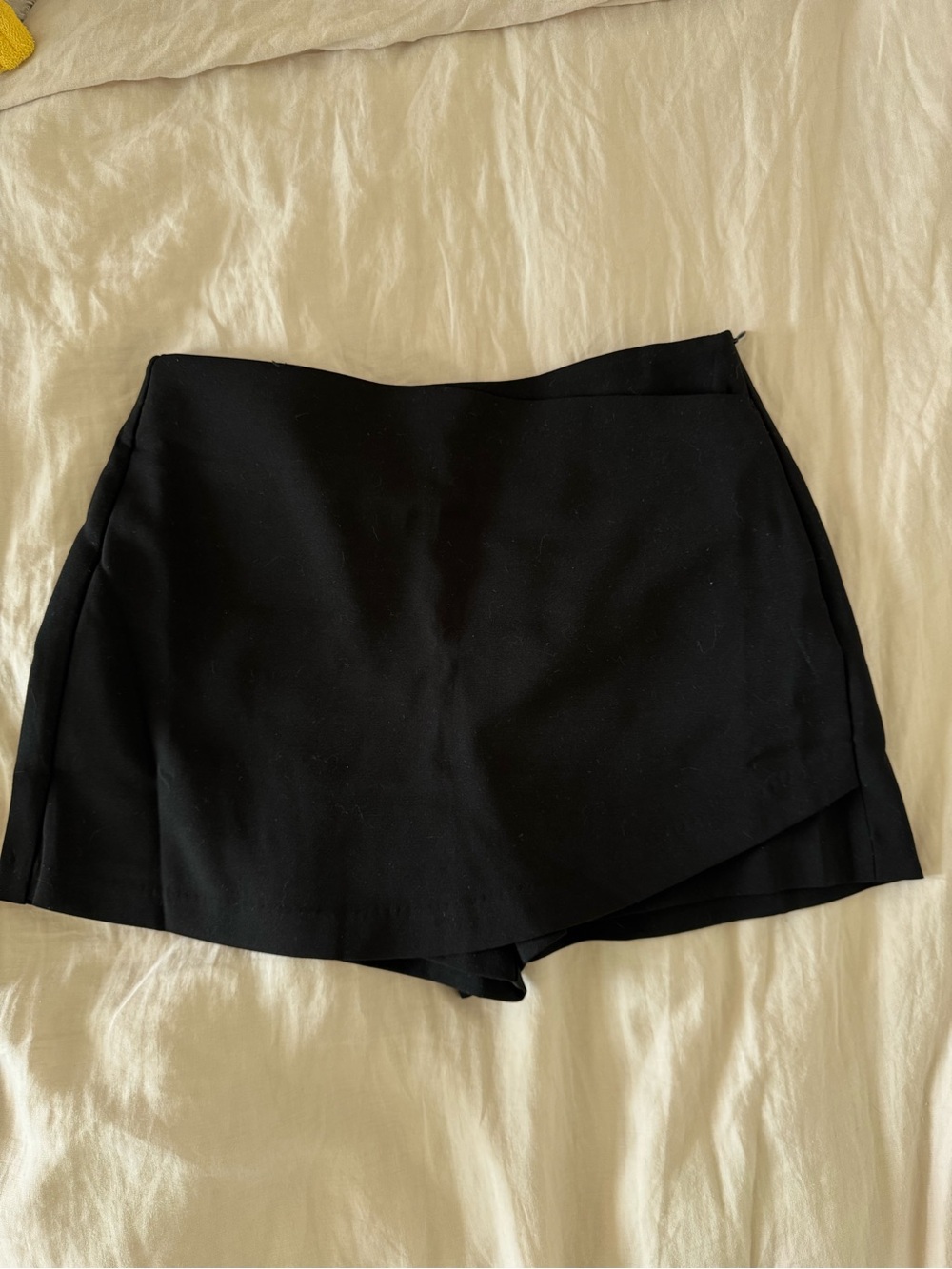 Stradivarius Black Skort Shorts